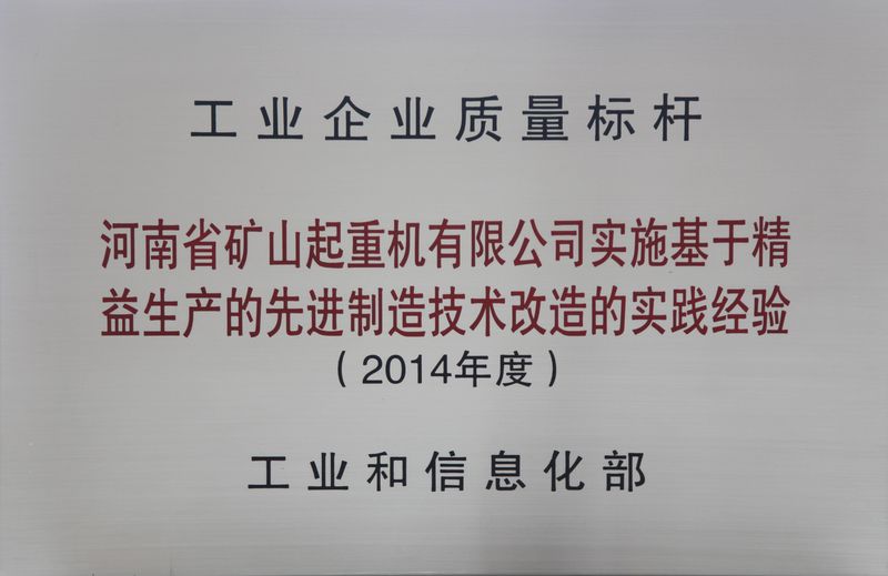 雙標(biāo)桿！河南礦山典型經(jīng)驗(yàn)再次入選全國質(zhì)量標(biāo)桿